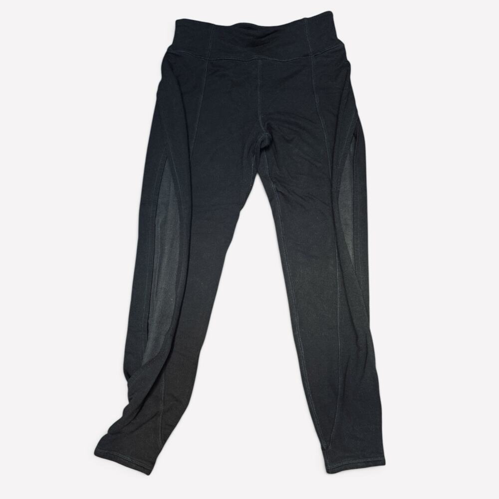 Free People Movement Black Side Slit Jogger Pants Women’s Size Small Athleisure - Picture 2 of 7